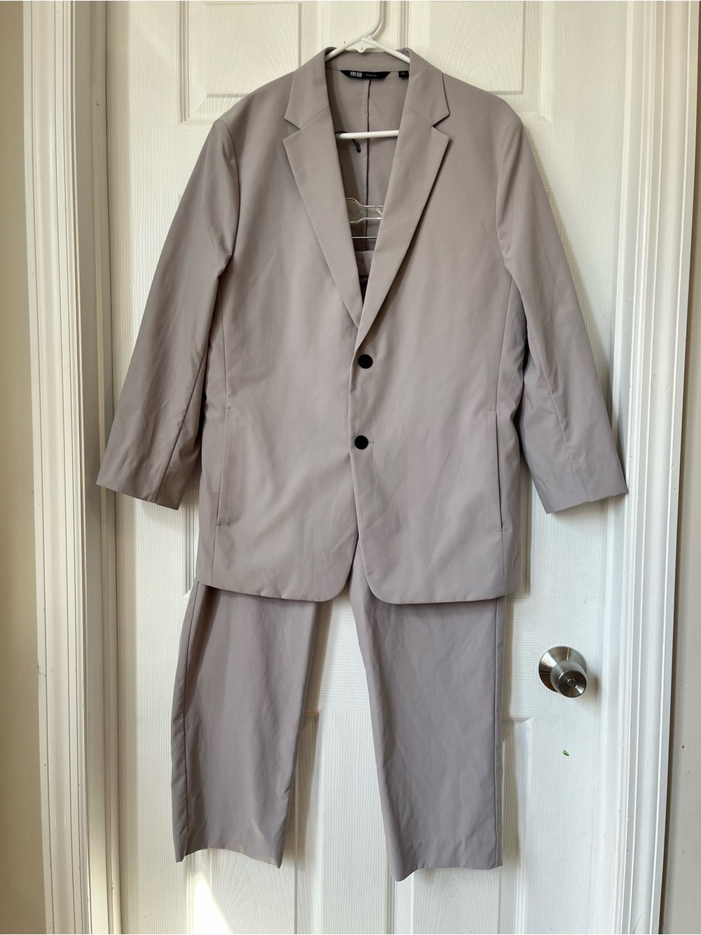 UNIQLO x Theory AirSense Men's gray Two-Piece Suit set Blazer Trouser size M